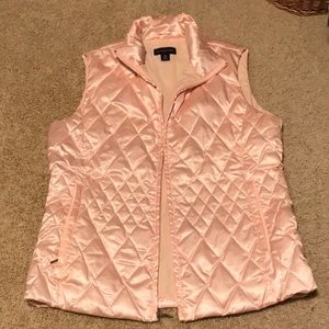 Pink Lands End Vest